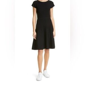 Club Monaco Knit Black Dress